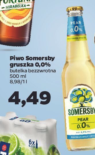 Netto Piwo somersby pear 0.0% oferta