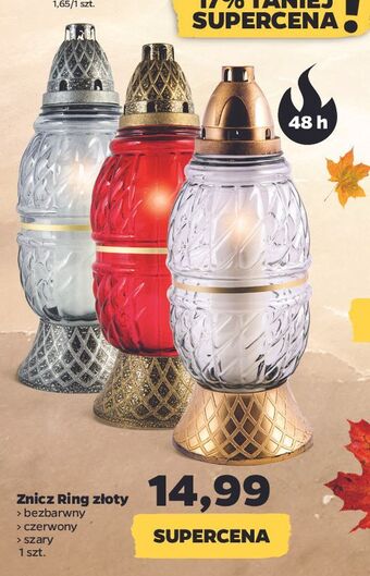 Netto Znicz ring złoty 48 h szary oferta