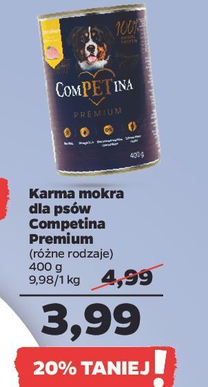 Netto Karma dla psa kurczak competina oferta