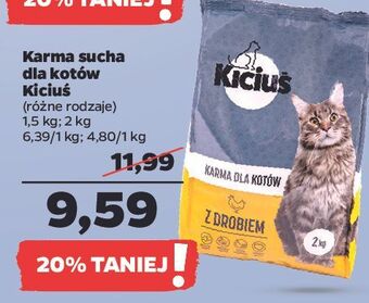 Netto Karma dla kota z drobiem kiciuś oferta
