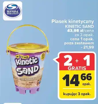 Carrefour Piasek kinetyczny zamek spin master oferta