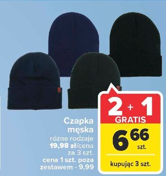 Carrefour Czapka męska oferta