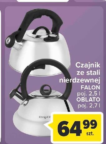 Carrefour Czajnik oblato z termometrem florina (florentyna) oferta
