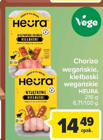 Carrefour Kiełbaski chorizo heura oferta