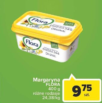 Carrefour Margaryna original flora omega 3&6 oferta