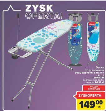 Carrefour Deska do prasowania total reflect plus vileda oferta