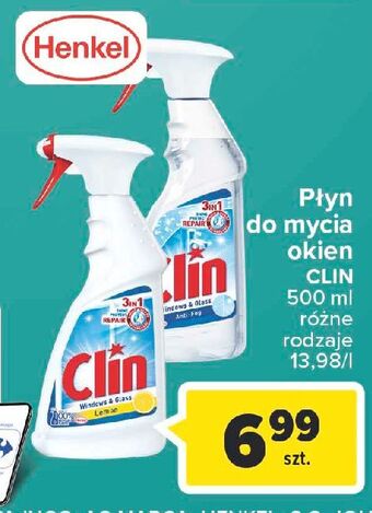 Carrefour Płyn do mycia szyb lemon clin windows & glass oferta