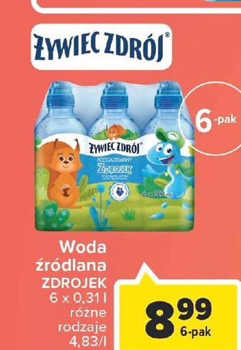Carrefour Woda niegazowana żywiec zdrój zdrojek oferta