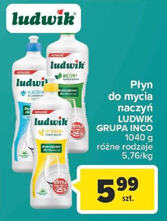 Carrefour Płyn do mycia naczyń cytrynowy ludwik oferta