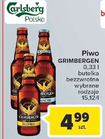 Carrefour Piwo grimbergen double oferta