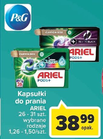 Carrefour Kapsułki do prania touch of lenor color ariel all in 1 oferta