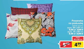 Carrefour Poszewka na poduszke 40 x cm oferta