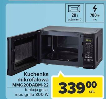Carrefour Kuchenka mikrofalowa mmg20dabm-22 mandine oferta