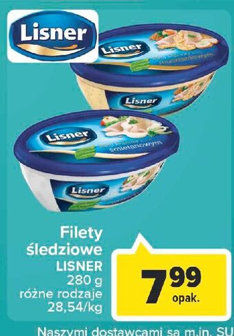 Carrefour Filety śledziowe w sosie śmietanowym lisner oferta