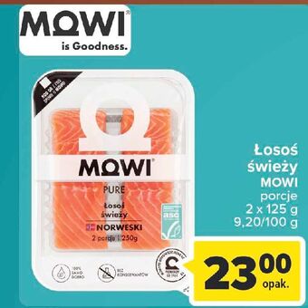 Carrefour Łosoś świeży mowi pure oferta