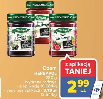 Carrefour Dżem wiśniowy herbapol oferta