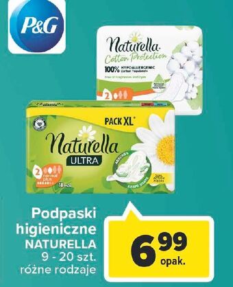 Podpaski normal naturella cotton protection
