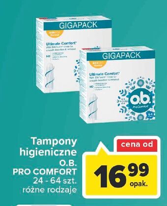 Carrefour Tampony normal o.b. procomfort oferta
