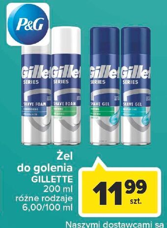 Carrefour Pianka do golenia conditioning gillette series oferta