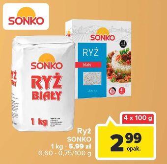 Carrefour Ryż biały długi sonko oferta