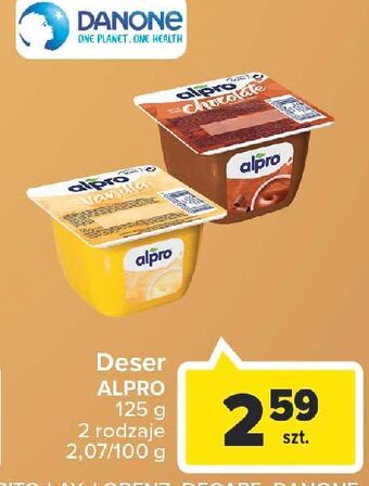 Carrefour Deser o smaku waniliowym alpro oferta