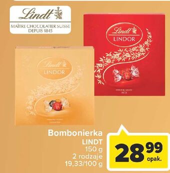 Carrefour Bombonierka milk lindt lindor oferta