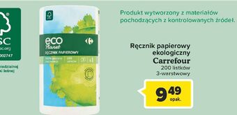 Carrefour Ręcznik papierowy carrefour eco planet oferta