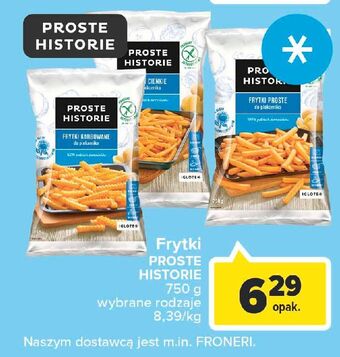 Carrefour Frytki proste iglotex proste historie oferta