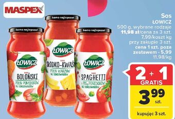 Carrefour Sos spaghetti łowicz oferta