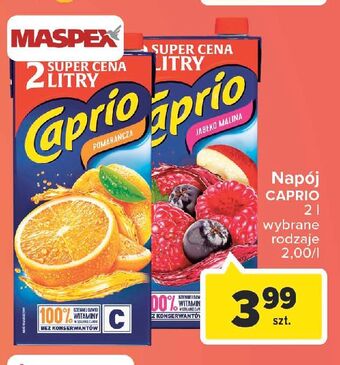 Carrefour Napój jabłkowo-malinowy caprio oferta