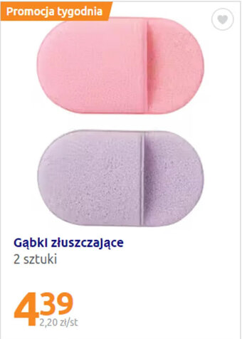 Action Gąbki złuszczające 2 sztuki oferta