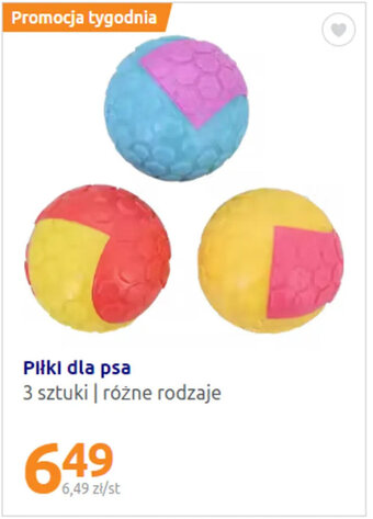 Action Piłki dla psa 3 sztuki oferta