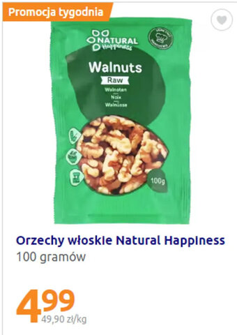Action Natural Happiness Orzechy włoskie 100g oferta