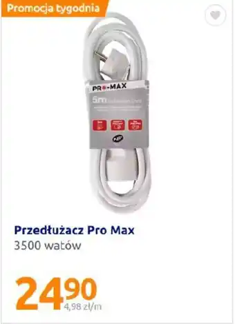 Action Pro Max Przedłużacz 3500 watów oferta