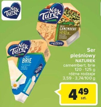 Carrefour Naturek Ser pleśniowy camembert, brie 120-125 g oferta