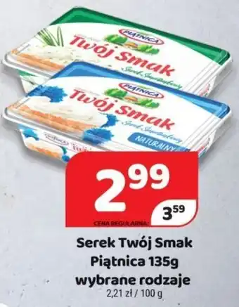 Delfin Piątnica Serek Twój smak 135 g oferta