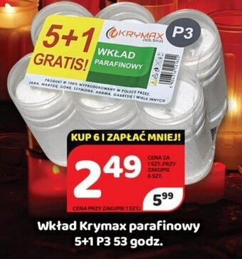 Delfin Krymax Wkład parafinowy 5+1 P3 53 godzin oferta