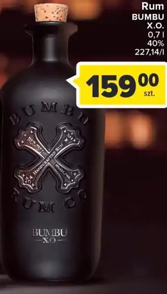 Carrefour Bumbu X.O. Rum 700 ml 40% oferta