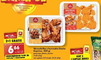 Biedronka Skrzydełka z kurczaka Dania Express 450 g oferta