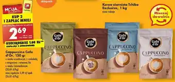 Biedronka Cafe d'Or Cappuccino 130 g o smaku orzechowym / śmietakowym, z magnezem / czekoladą oferta