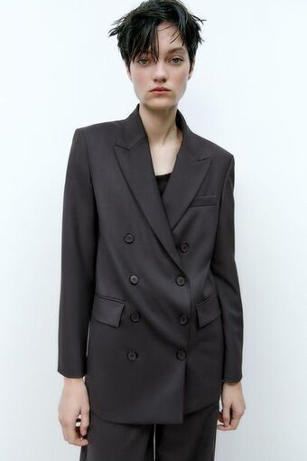 ZARA Wool blend double-breasted blazer - limited edition oferta