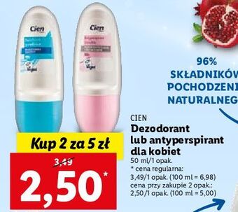 Lidl Dezodorant sensitive cien oferta