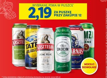 Lidl Piwo okocim jasne okocimskie oferta