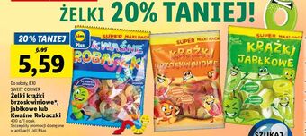 Lidl Żelki kwaśne robaczki sweet corner oferta