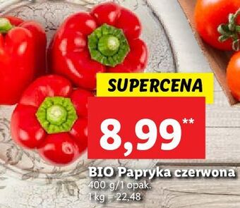 Lidl Papryka czerwona bio oferta