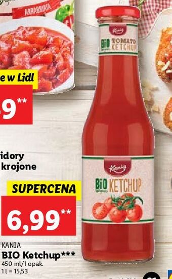 Lidl Ketchup bio kania oferta