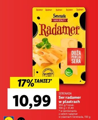 Lidl Ser radamer w plastrach serenada oferta