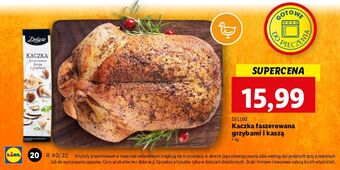 Lidl Kaczka faszerowana grzybami i kaszą deluxe oferta