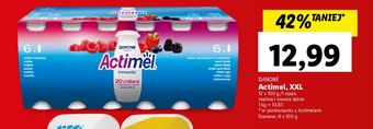 Lidl Jogurt malina + owoce leśne truskawka danone actimel oferta
