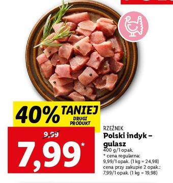 Lidl Gulasz z udźca indyka rzeźnik codzienna dostawa oferta